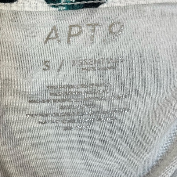 APT.9 Essentials White Floral Print Top Women’s Size Small - Picture 5 of 6